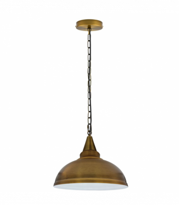 Vintage Industrial Yellow Brass E27 Ceiling Hanging Light  Metal Pendant Lamp