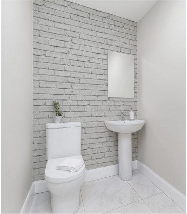 White Brick Wallpaper sw12