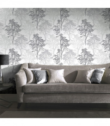 Wildwood Mono Wallpaper sw12