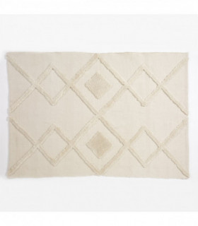 Windsor Geo Tufted 120x170cm Cream Rug