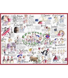 Wine - Tim Bulmer 1000 Piece Jigsaw Puzzle