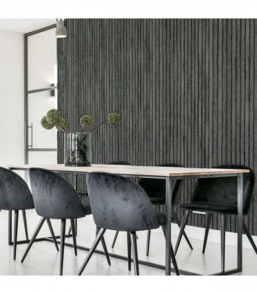 Wood Slats Charcoal Grey sw12