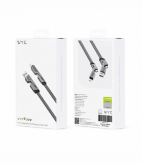 WYEFLOW 4-IN-1 AAdaptable Fast Charging & Data Cable 1.2M