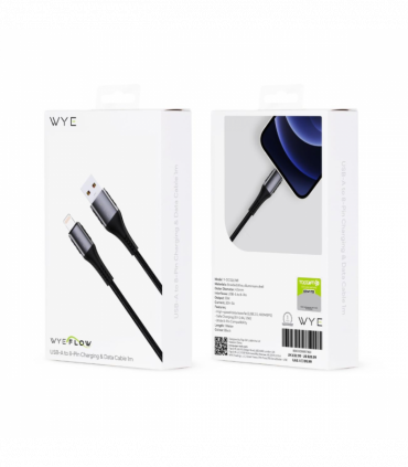 WYEFLOW USB to 8-Pin Fast Charging & Data Cable 1m