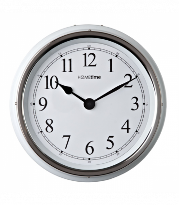 Hometime White Wall Clock With Arabic Dial 35cm