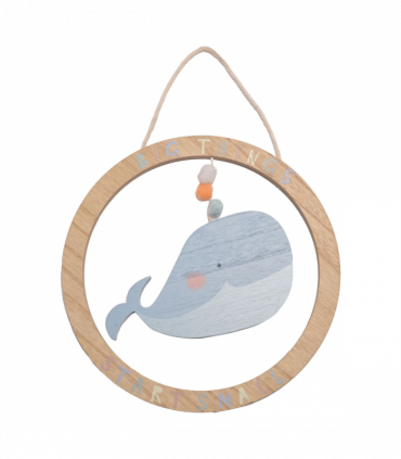 Petit Cheri Whale Plaque 24cm