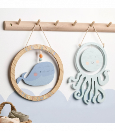 Petit Cheri Whale Plaque 24cm
