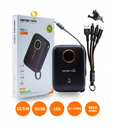 Panther Force 9600MAH 22.5W POWER BANK - PF91