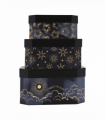 Set of 3 Celestial Stacking Boxes