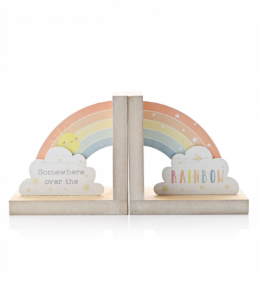 Petit Cheri Rainbow Bookends "Somewhere Over the Rainbow"