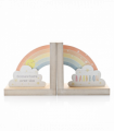 Petit Cheri Rainbow Bookends "Somewhere Over the Rainbow"