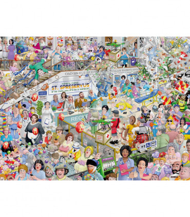 Mike Jupp 'I Love Healthcare 1000 Piece Jigsaw Puzzle