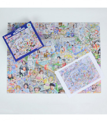 Mike Jupp 'I Love Healthcare 1000 Piece Jigsaw Puzzle