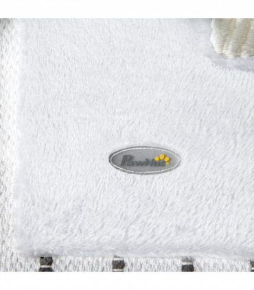 PawHut 81cm Cat Scratching Post w/ Sisal Rope, Hanging Ball Soft Plush White