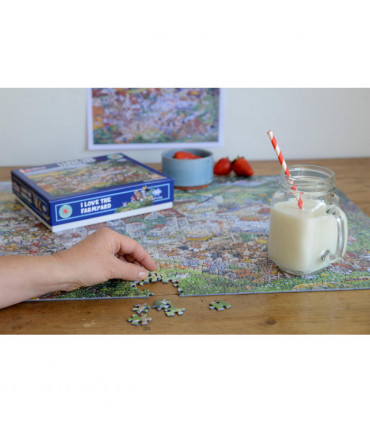 Mike Jupp I Love the Farmyard 1000 Piece Jigsaw Puzzle