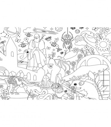 Natural History Museum Colouring Jigsaw 2 x 100 Piece Puzzle Set