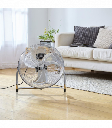 Neo High Velocity Chrome Metal Floor Freestanding Fan � 16 Inch
