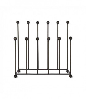 Neo Steel Black Powder Coated Boot Rack � Holds 6 Pairs