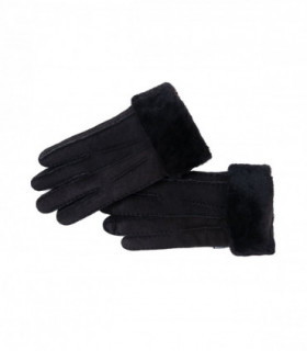 Nordvek Womens Sheepskin Gloves With Fur Cuff - 301-100