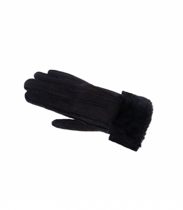 Nordvek Womens Sheepskin Gloves With Fur Cuff - 301-100