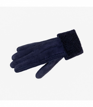Nordvek Womens Sheepskin Gloves With Fur Cuff - 301-100