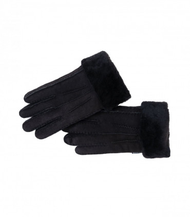 Nordvek Womens Sheepskin Gloves With Fur Cuff - 301-100