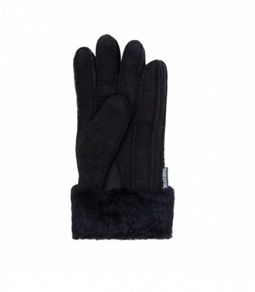 Nordvek Womens Sheepskin Gloves With Fur Cuff - 301-100