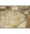 Norfolk Historical Map 1000 Piece Jigsaw Puzzle (1610)