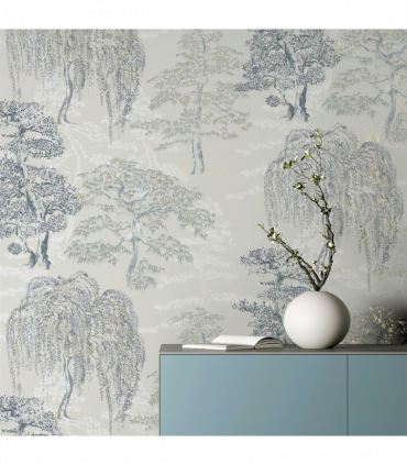 Oriental Garden Soft Blue sw12
