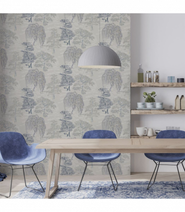 Oriental Garden Soft Blue sw12