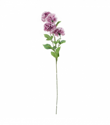 Pack of 6 x 70cm Pink Artificial Carnation Stem - 24 Flowers
