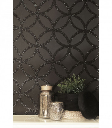 Sequin Geo Black sw9