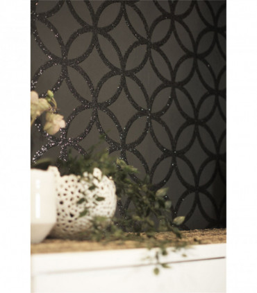 Sequin Geo Black sw9