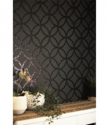 Sequin Geo Black sw9