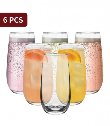 Vinsani Esteem HiBall Glasses 6pcs 0000109