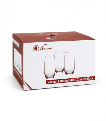 Vinsani Esteem HiBall Glasses 6pcs 0000109