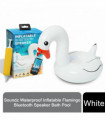 Soundz Waterproof Inflatable Flamingo Bluetooth Speaker Bath Pool[White]