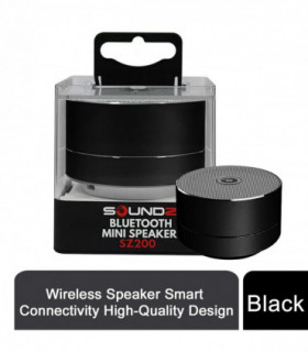 Soundz Wireless Speaker Smart Connectivity High-Quality Design-Black