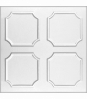 White 8: Decorative Ceiling & Wall Panels - 2m2 (21.52 sqft) - 8 Panels