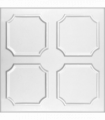White 8: Decorative Ceiling & Wall Panels - 2m2 (21.52 sqft) - 8 Panels