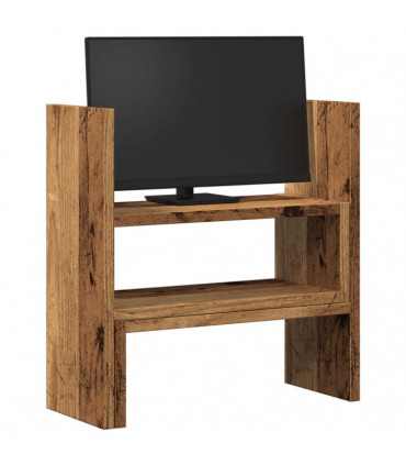 vidaXL Desk Organiser Adjustable Old Wood 40x17x41 cm Engineered Wood