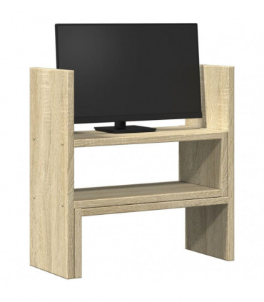 vidaXL Desk Organiser Adjustable Sonoma Oak 40x17x41 cm Engineered Wood