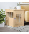 vidaXL Dog Crate Furniture Sonoma Oak 55x80x68 cm Engineered Wood