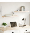 vidaXL Floating Shelves 2 pcs 80x23.5x4 cm Engineered Wood