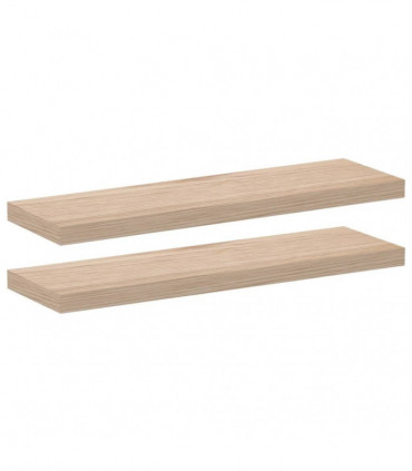 vidaXL Floating Shelves 2 pcs 80x23.5x4 cm Engineered Wood