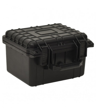 vidaXL Portable Flight Case Black 27x25x18 cm PP