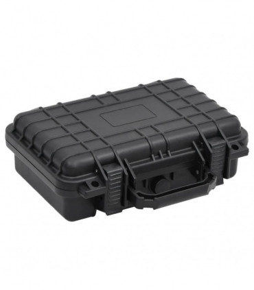 vidaXL Portable Flight Case Black 30x22x10 cm PP