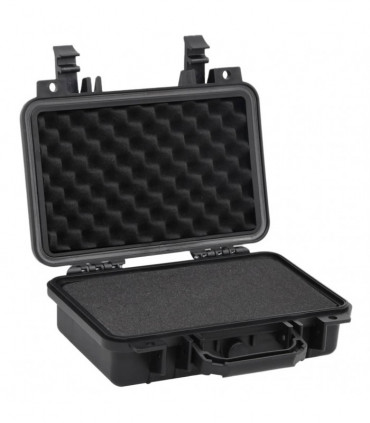 vidaXL Portable Flight Case Black 30x22x10 cm PP