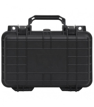 vidaXL Portable Flight Case Black 30x22x10 cm PP
