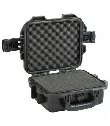 vidaXL Portable Flight Case Black 30x24.5x12.5 cm PP